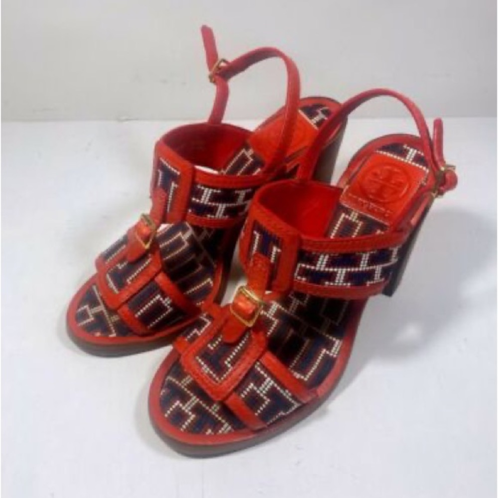 Brand New Tory Burch Florian Heel Sandle